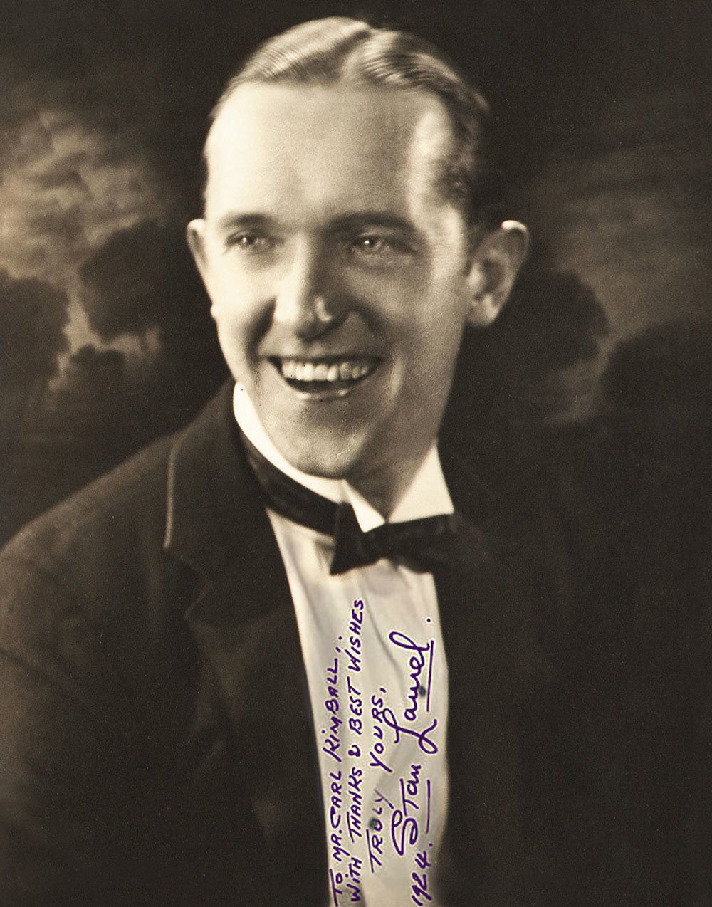 Autographed Photo to Carl Kimball - 1924