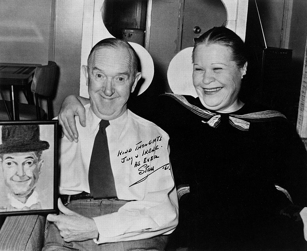 Stan Laurel and Babe London