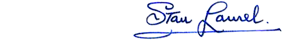 Stan Lauel Signature